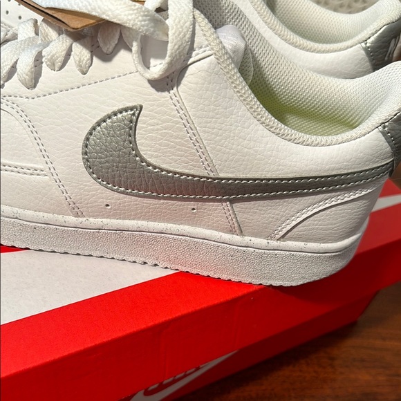 Nike Women’s White Sneakers - Court Vision Lo - Picture 3 of 5